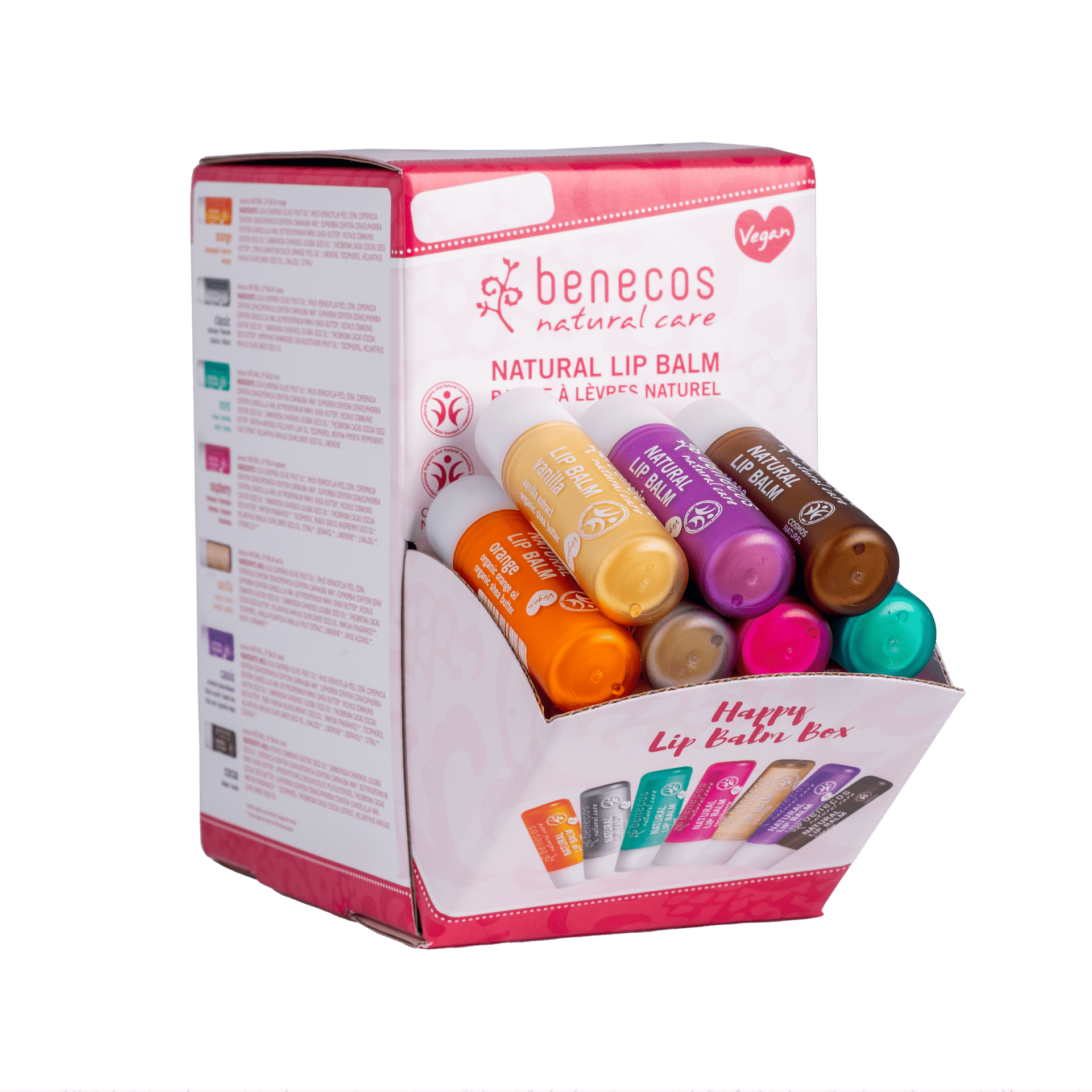 Benecos Display happy lip balm box